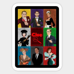 clue horror Sticker